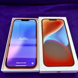iPhone 14 Plus Red 128G - Excellent Condition, (Unlocked)
