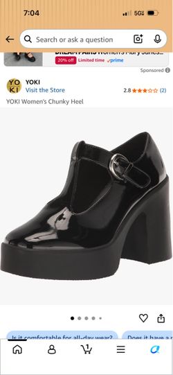 YOKI Women's Chunky Heel size 9