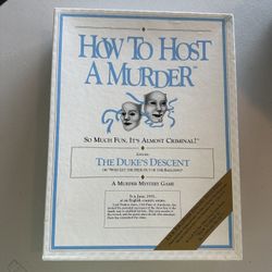 Vintage How To Host A Murder Board Game 