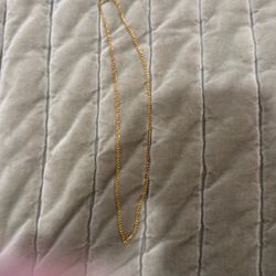 Fake gold chain