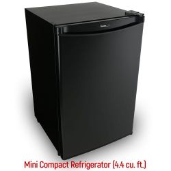 Mini Compact Refrigerator In Black