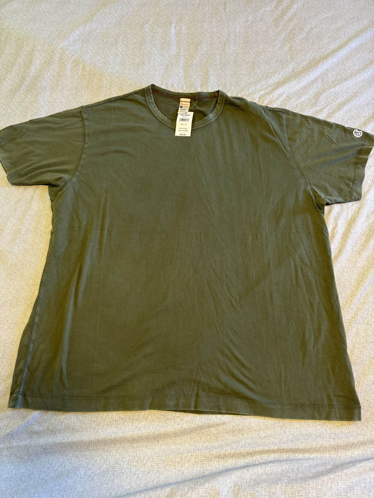 Todd Snyder + Champion Size 2XL Basic Jersey T Shirt Tee Army Green NWT ...