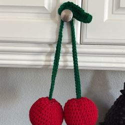 Handmade Crochet Cherries