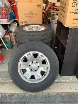 Chevy/gmc stock rims and tires