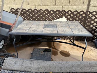 Metal Outdoor Table 64” x 40”