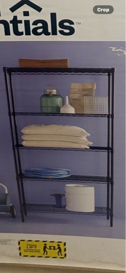Black Wire Shelving Unit 5 Tier