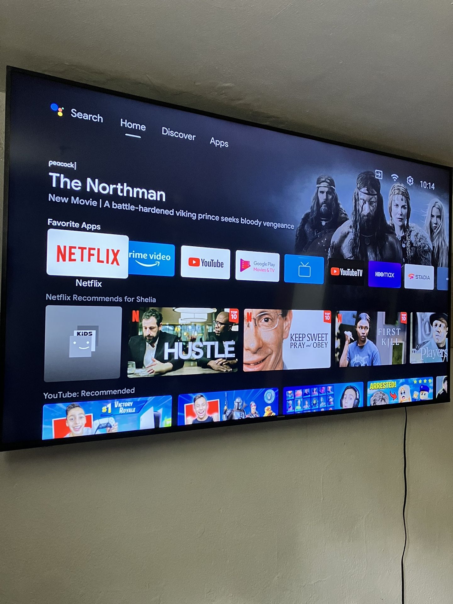 75” Hisense Android Smart TV