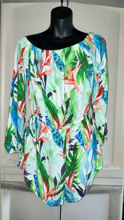 Forever 21 Long Sleeved Off shoulder Shorts Romper