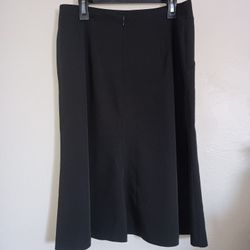 Black Office Skirt 