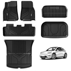 New-Open Box 3W Tesla Model Y Floor Mats