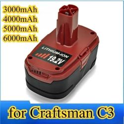 19.2V Lithium-Ion Battery for Craftsman C3 set of 2 batteries