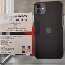 Black iPhone 11 128gb ATT Cricket