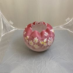 Handblown glass bowl