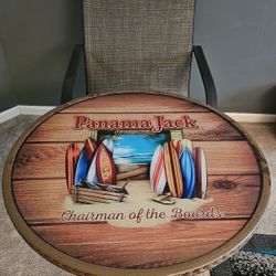 Panama Jack patio table with 1 chair 