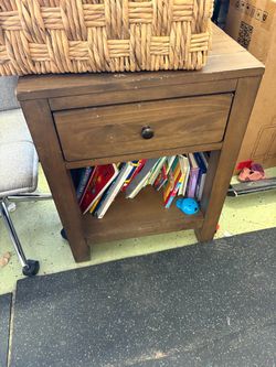 Nightstand solid wood