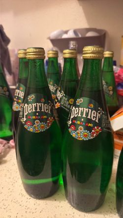 Perrier x Takashi Murakami Limited Edition 750 mL glass bottles