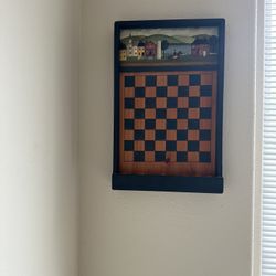Handmade Wood Farmhouse Checkerboard 