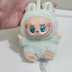 Labubu Have a Seat Vinyl Face toy Ququ Toy Keychain Green Gift