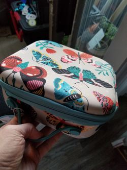 New-Girls Lunchbox With Silverware- hard case inside