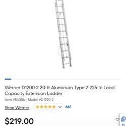Werner 20 Feet Ladder