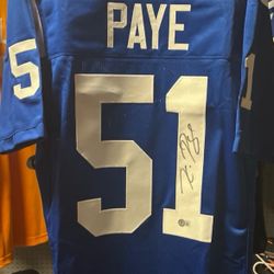 Signed XL jersey by Kwity Payne of the Indianapolis Colts hologram!