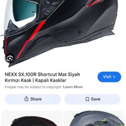 Nexx Sx100r Motorcycle Helmet Size L