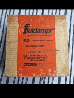 Fluidampr Performance Harmonic Balancer / Crankshaft Damper. SFI 18.1
