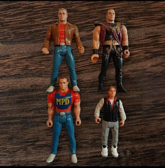 Vintage lot of 4 Last Action Hero Action Figures MATTEL 1993 Collection $16 Oh Best Offer