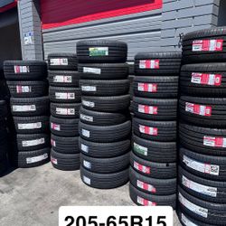 205-65R16 Brand New Tires Set With Install