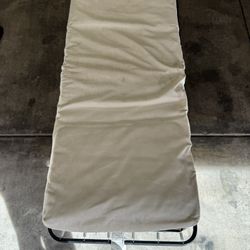 Folding Twin Cot With Mattress