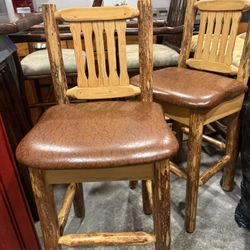 Solid  Wood Barstools
