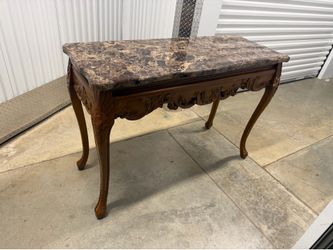 Beautiful light-wood console table!