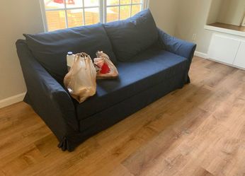 Sofa bed couch (blue)