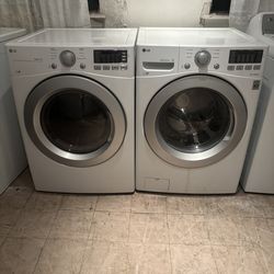 LG washer and gas dryer