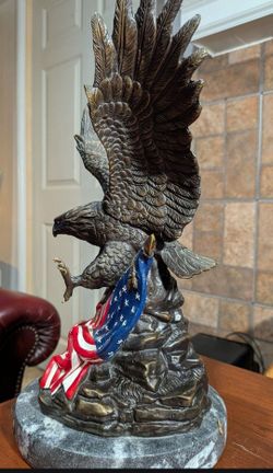 18 lbs Bronze sculpture titled "American Pride" signed by Max Turner