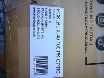 Franklin X-40 Pickleball Balls 100-Pack Optic
