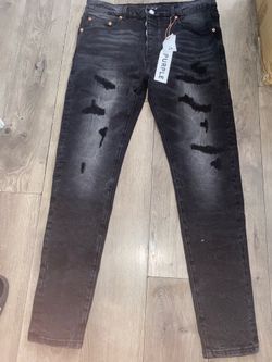 Purple Jeans Size 34 Black Skinny Jeans tethered