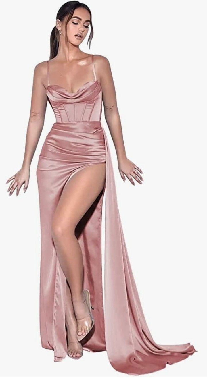 Dusty Rose Formal Dress Prom