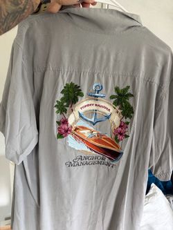 Tommy Bahama Anchor Management Silk Camp Shirt