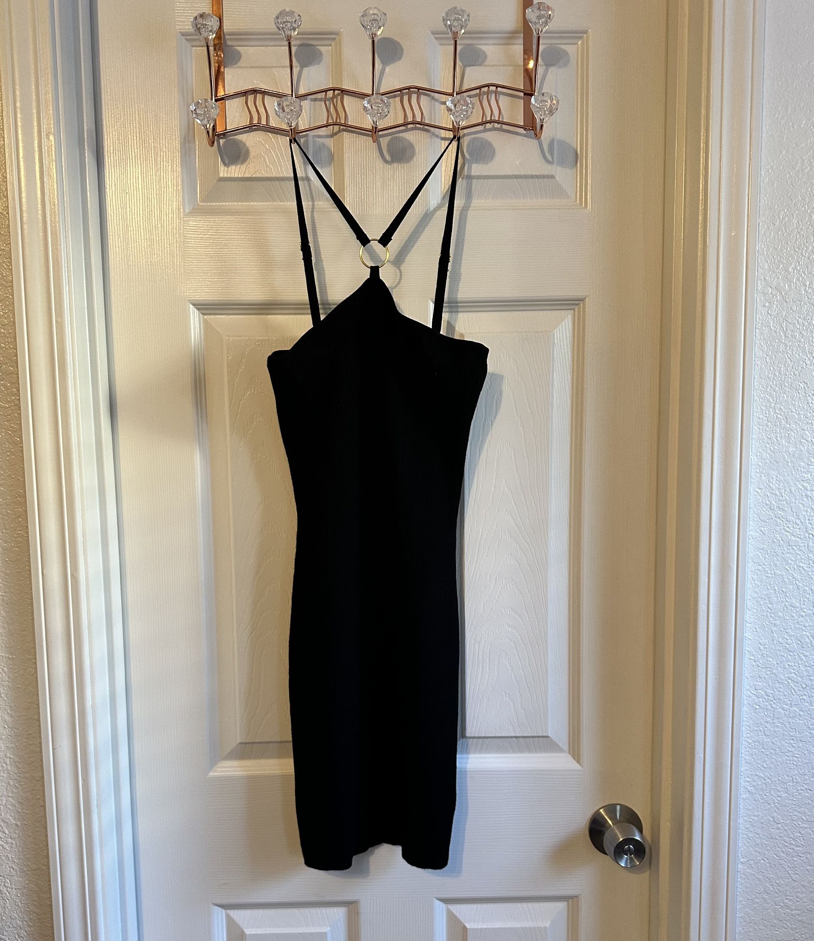 Black Halter 90’s Style Dress