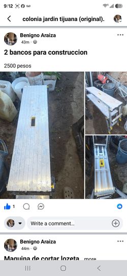 Aluminum Construction Sawhorse Workbenches – Set of 2