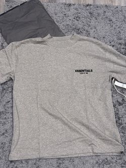 Essentials Gray and Black T-Shirt