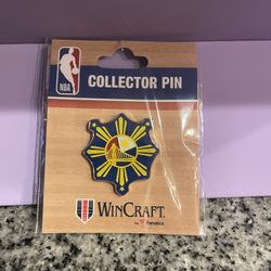 Golden State Warriors Save Philippines Flag Collectors pin  - price $15 Brand new in plastic 