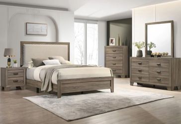 Queen bed frame with mattress $499