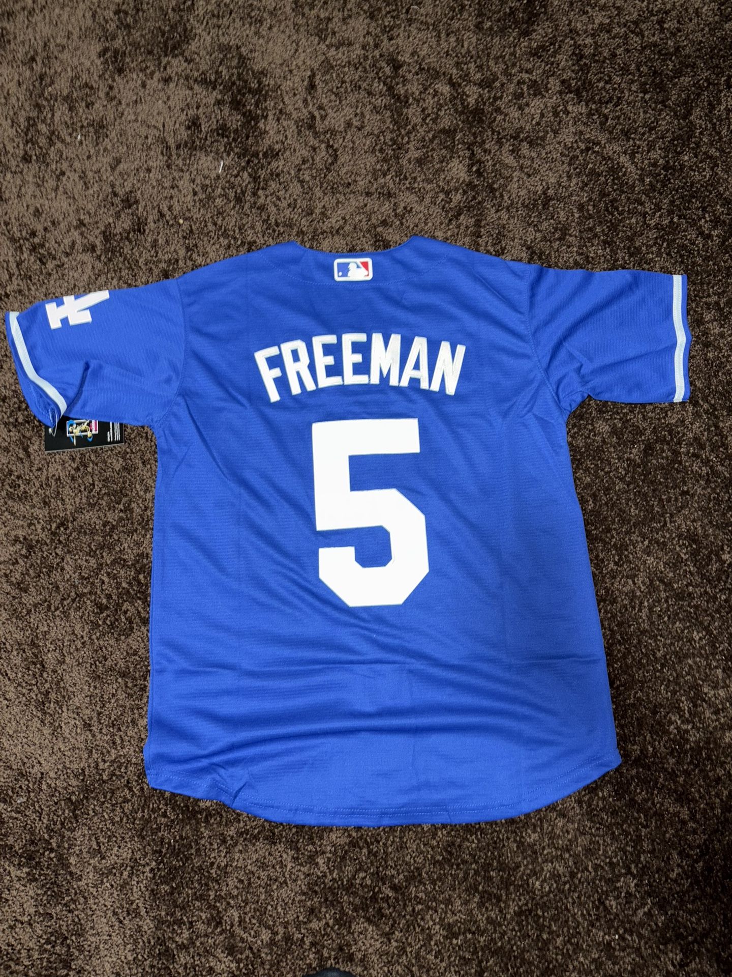 Dodgers Blue Freeman Jersey