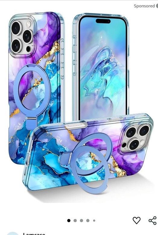 7-case For IPhone 16 Pro Max Case Purple/blue