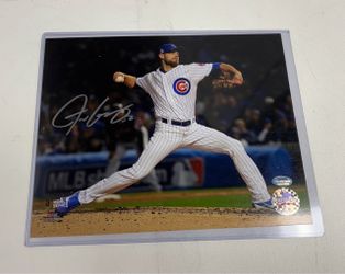 Justin Grimm signed 8x10 photo Chicago Cubs Autographed