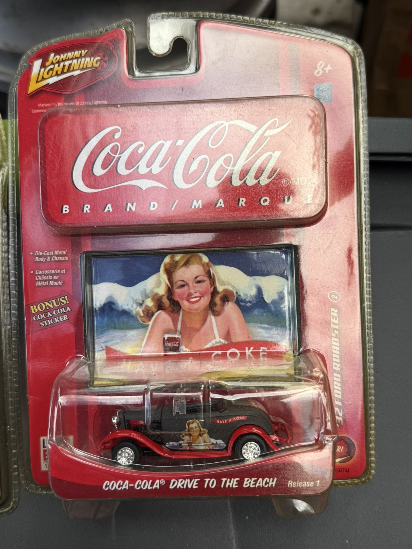 Johnny Lightning Coca-Cola Brand 32 Ford Roadster