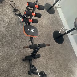 Abdominal workout bench