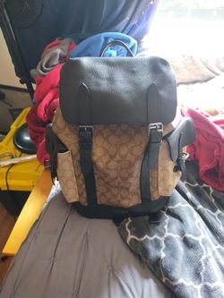 Like New Coach Back Pack Leather,Very Nice,